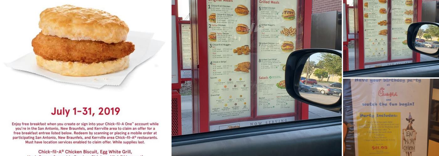 Chick-fil-A Menu