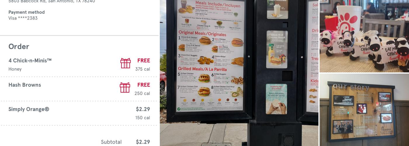 Chick-fil-A Menu