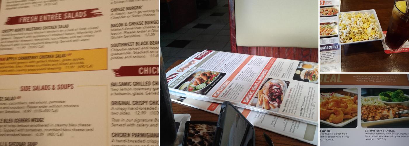 99 Restaurants Menu