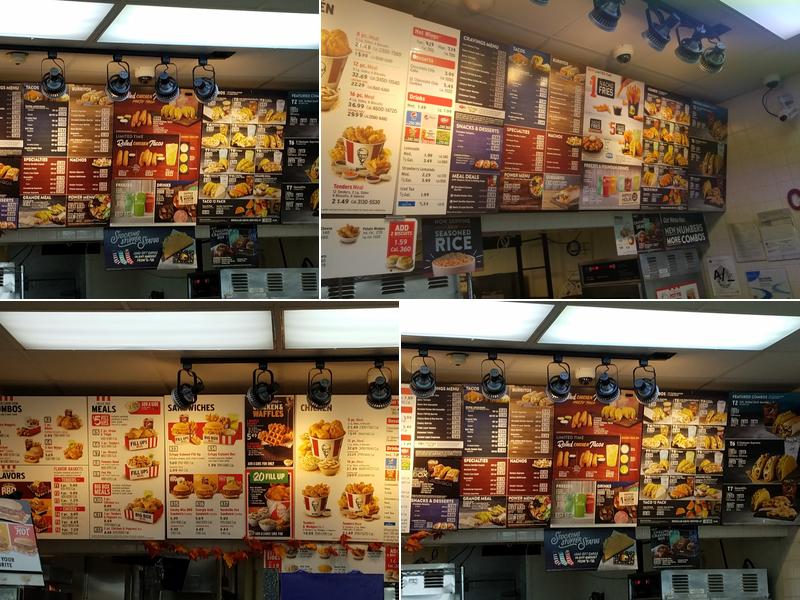 Taco Bell / KFC Menu
