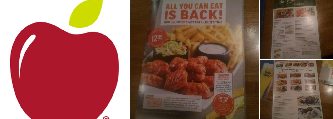 Applebee's Grill + Bar Menu