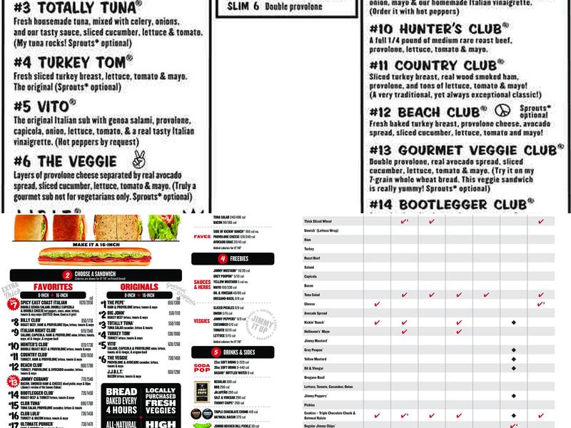 Jimmy John's Menu