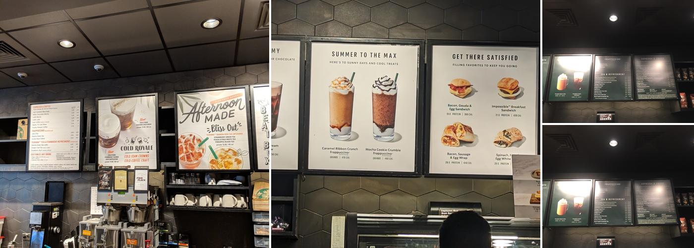 Starbucks Menu