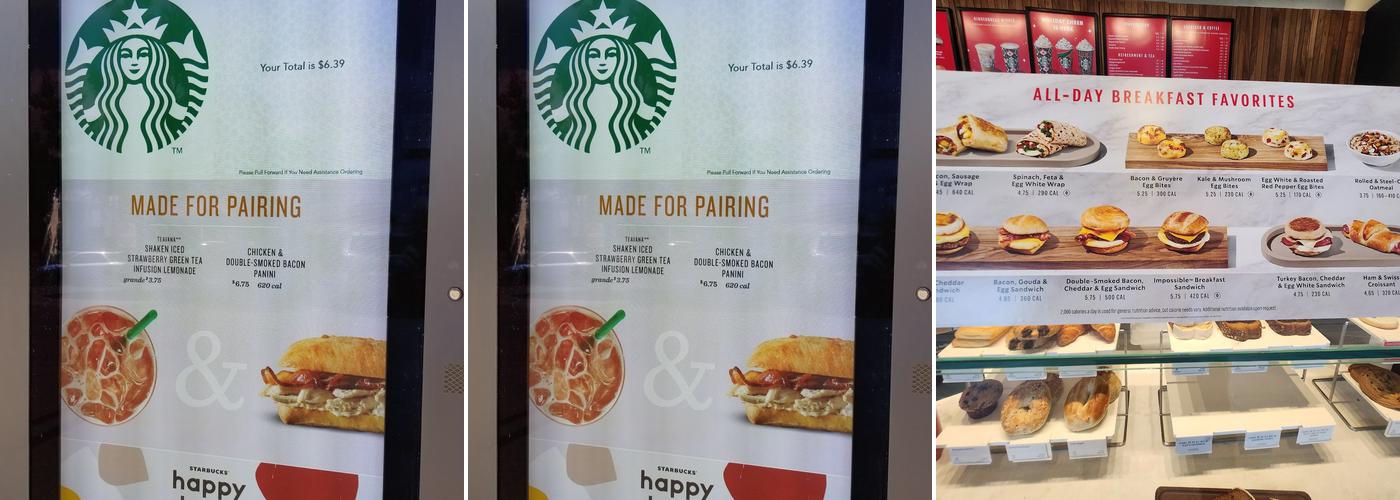 Starbucks Coffee Company Menu