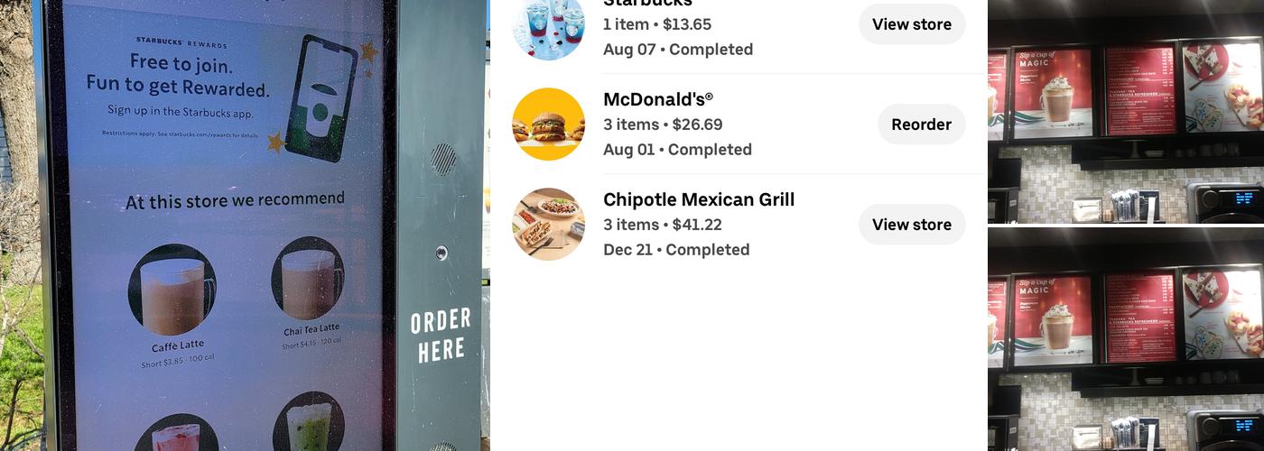 Starbucks Menu