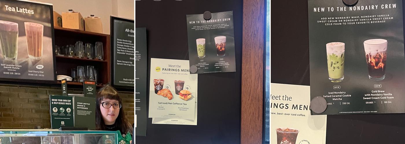 Starbucks Coffee Company Menu