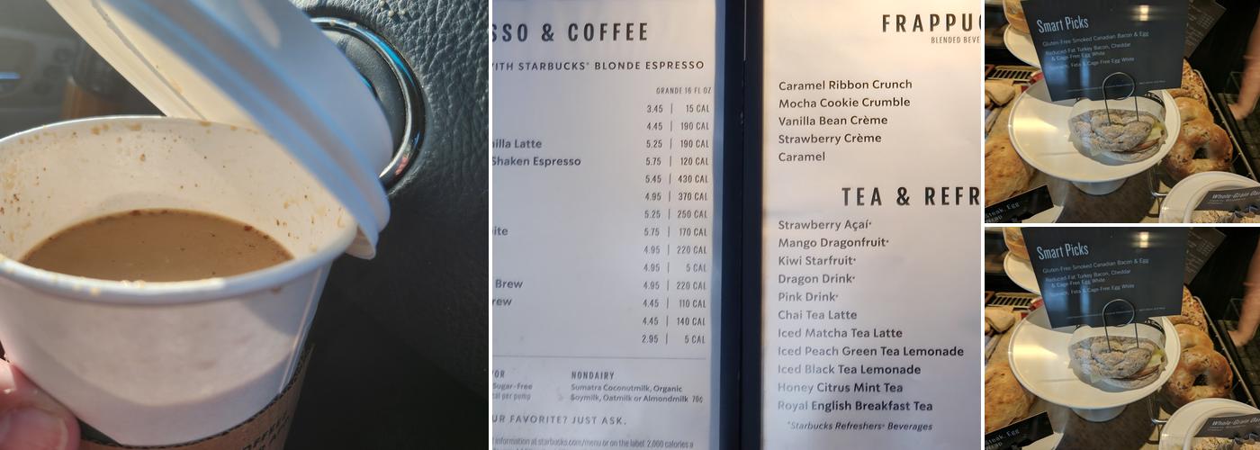 Starbucks Coffee Company Menu