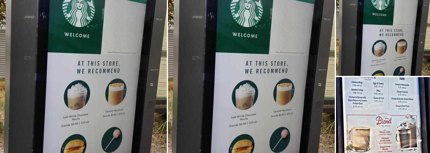 Starbucks Menu