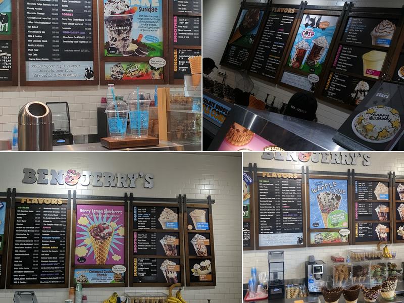 Ben & Jerry’s Menu