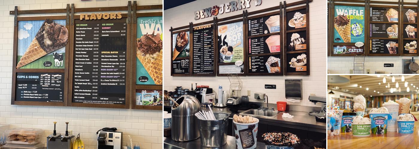 Ben & Jerry's Menu