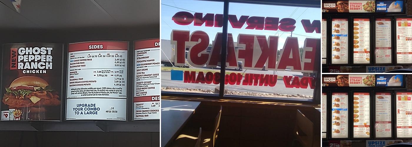 Wendy's Menu