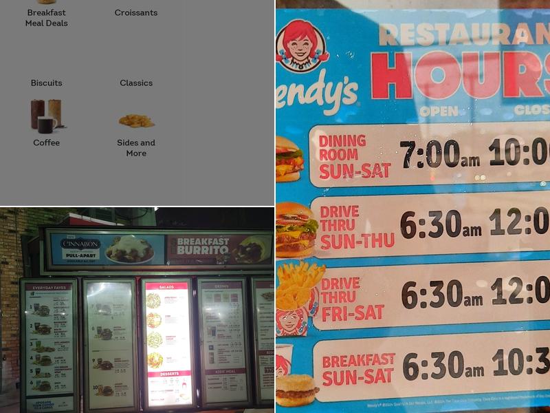 Wendy's Menu