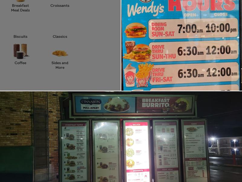 Wendy's Menu