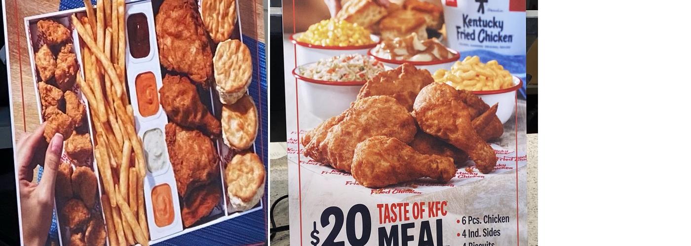 KFC Menu
