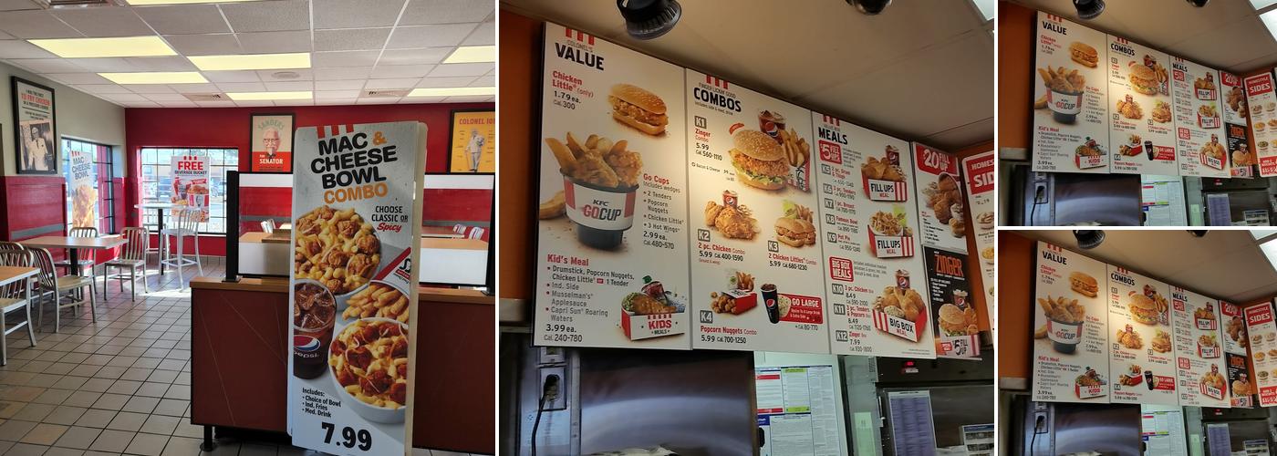KFC Menu