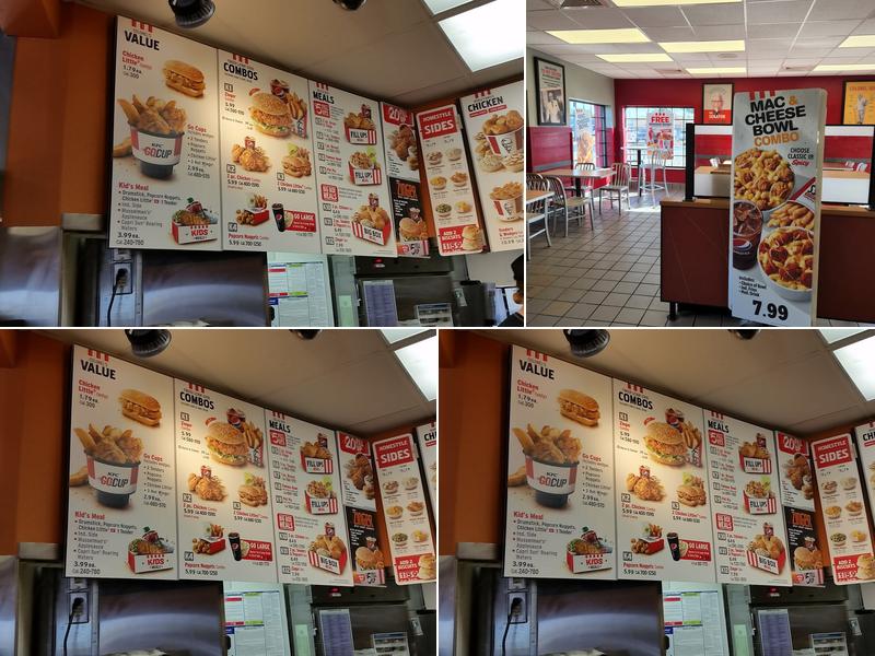 KFC Menu