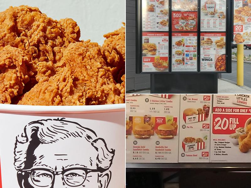 KFC Menu