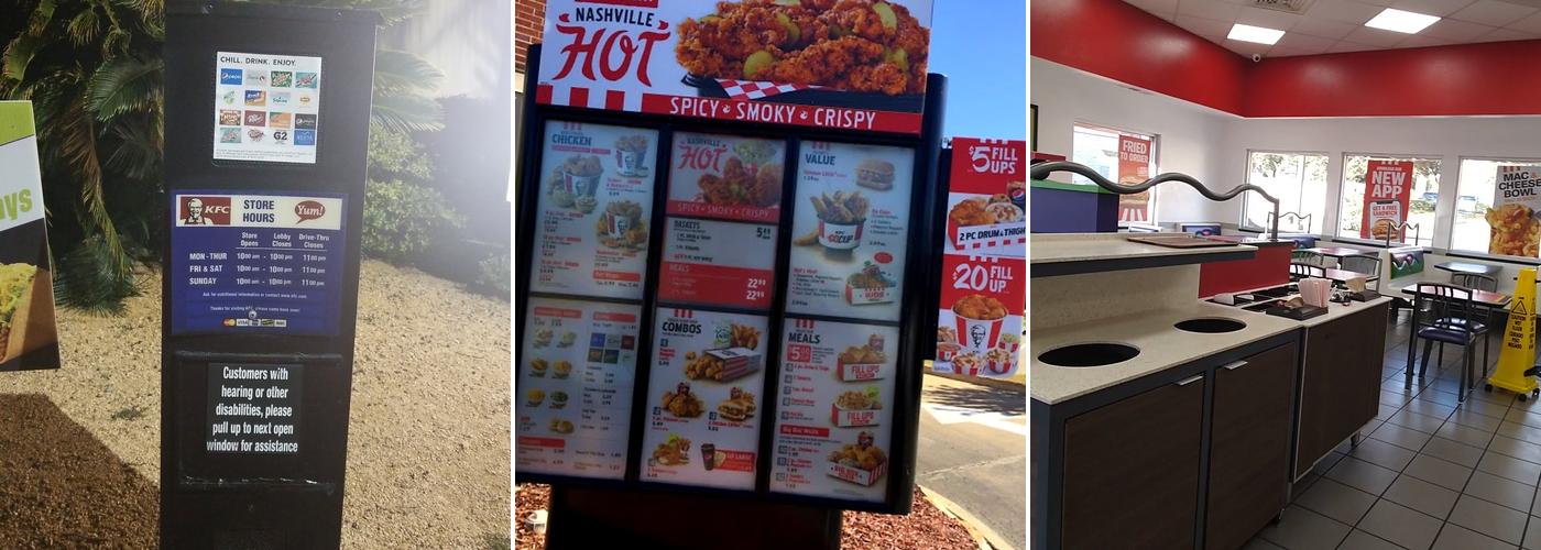 KFC Menu