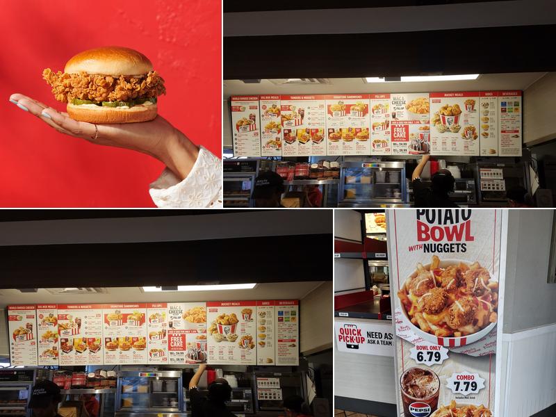 KFC Menu
