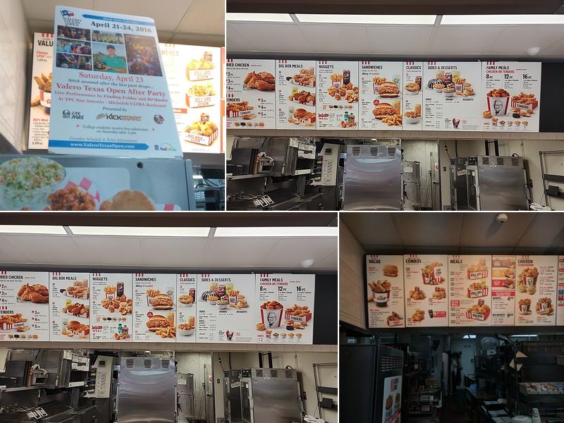 KFC Menu