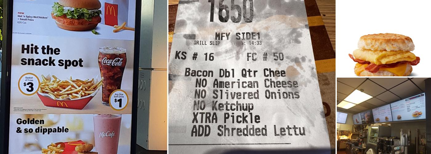 McDonald's Menu