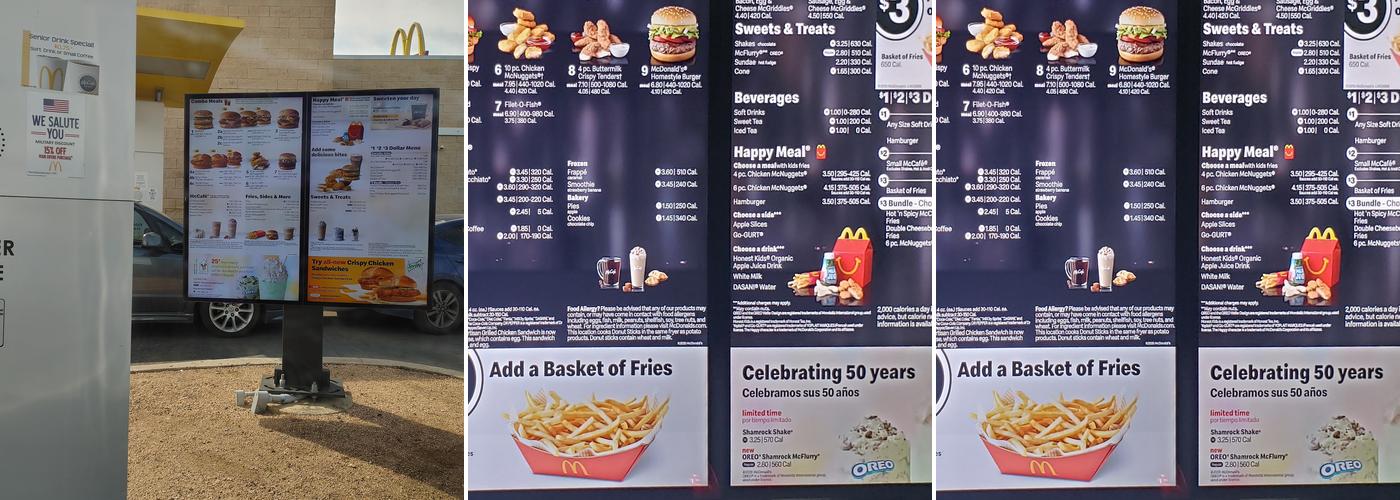 McDonald's Menu
