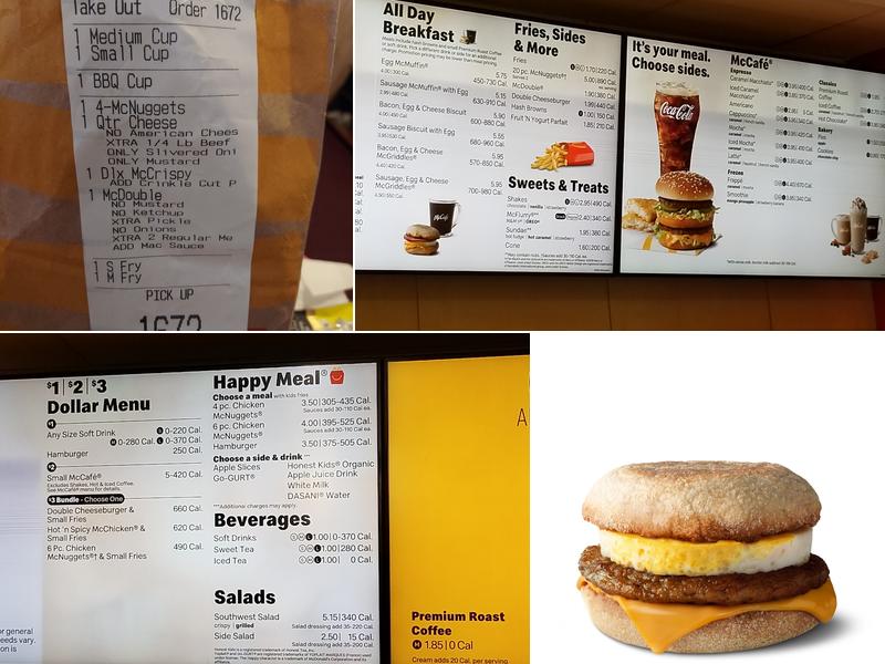 McDonald's Menu