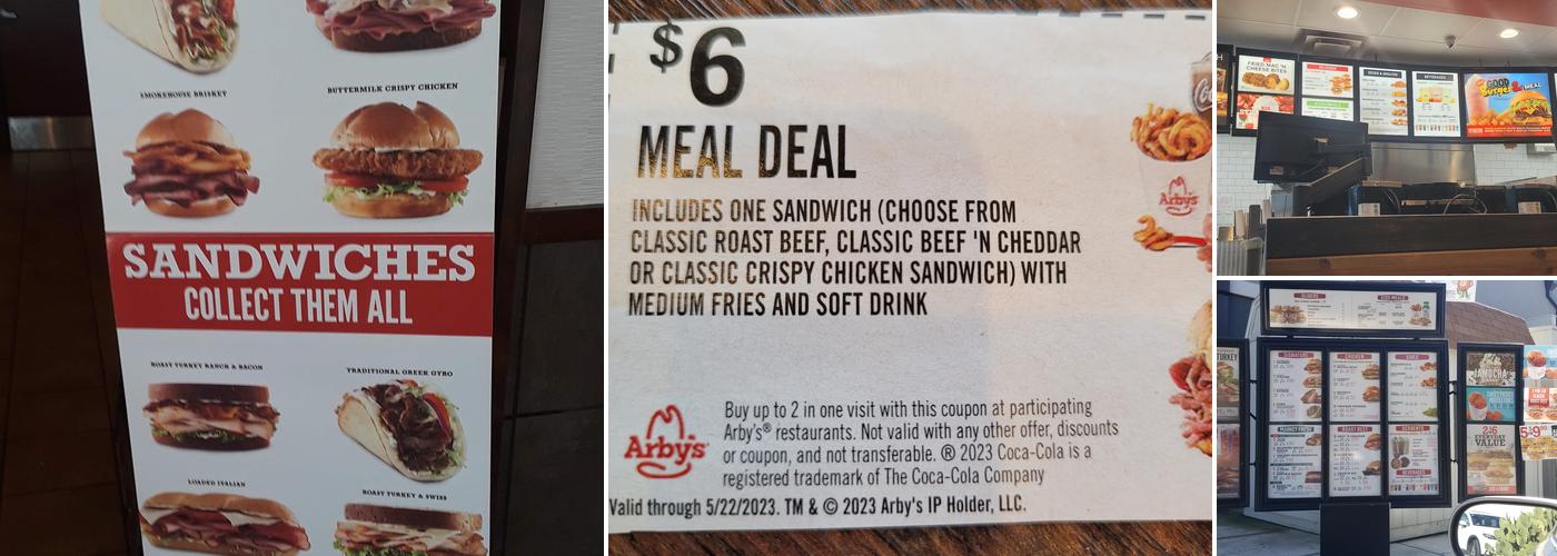 Arby's Menu