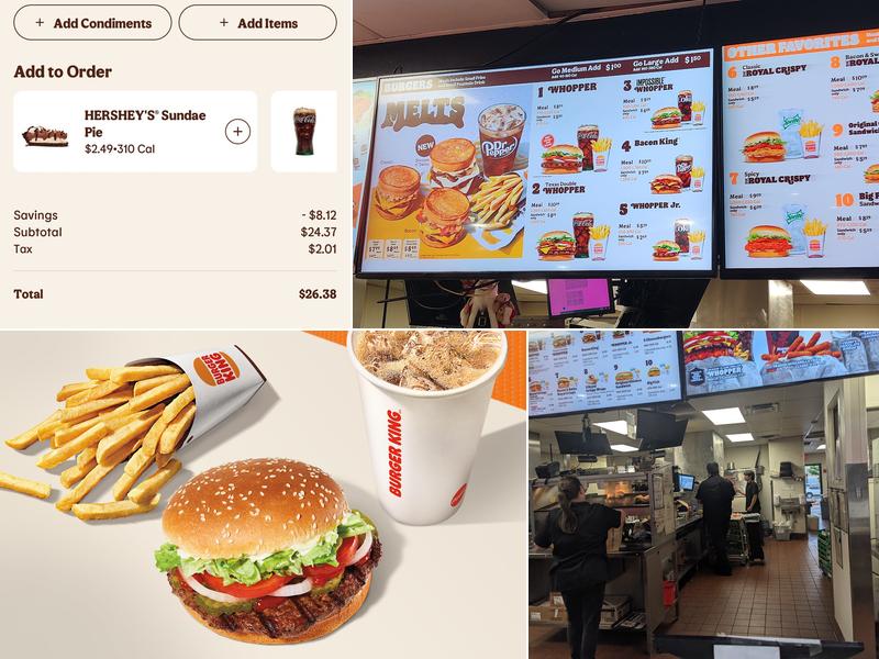 Burger King Menu