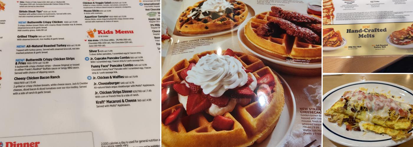 IHOP Menu