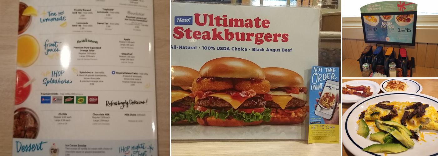IHOP Menu