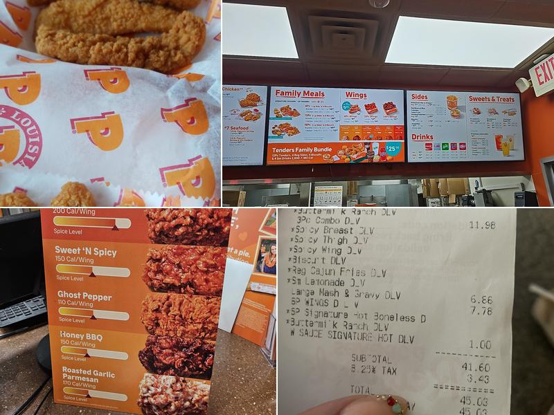 Popeyes Louisiana Kitchen Menu
