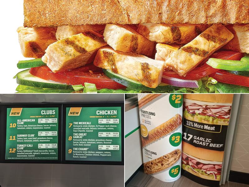 Subway Menu