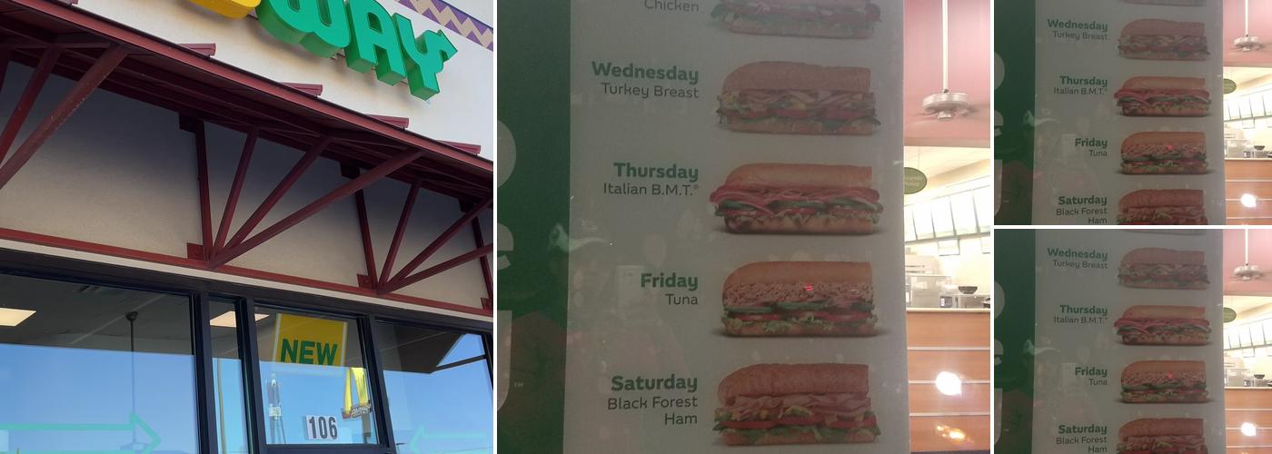 Subway Menu