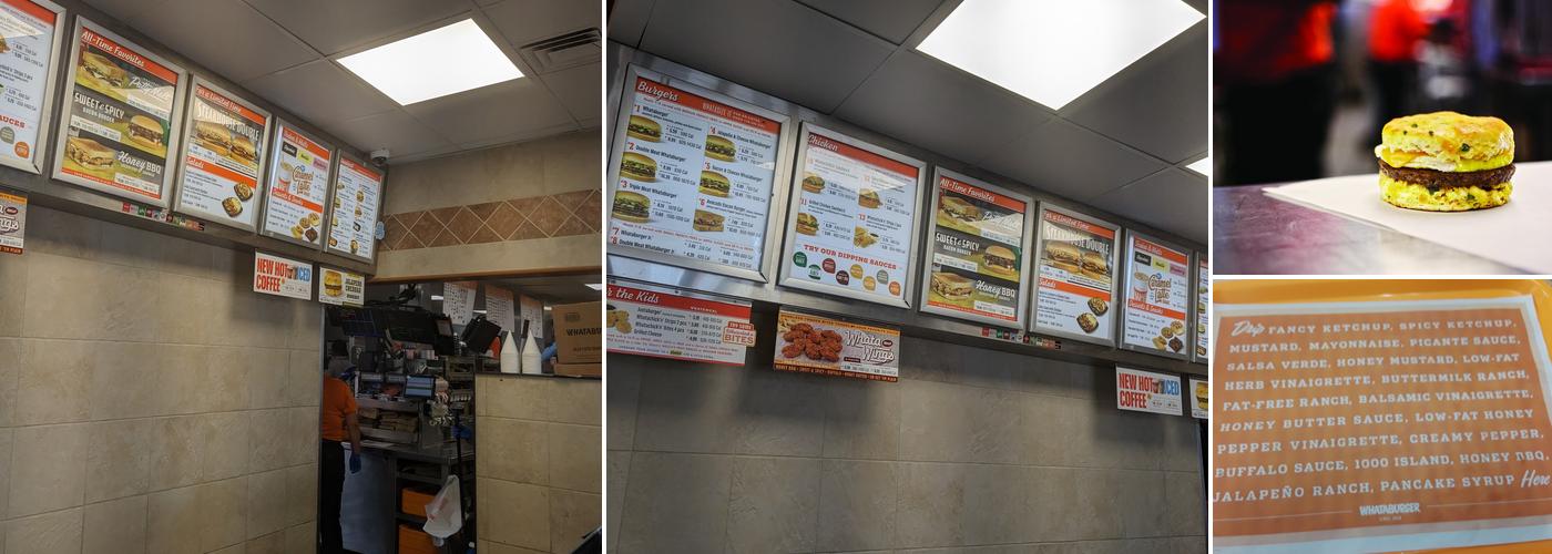 Whataburger Menu