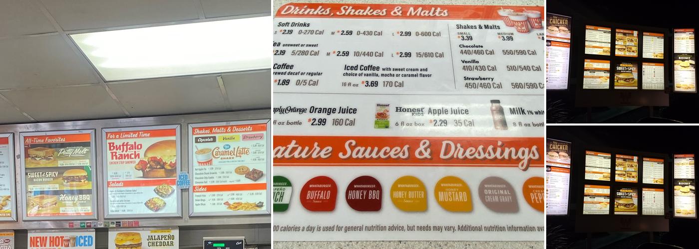 Whataburger Menu