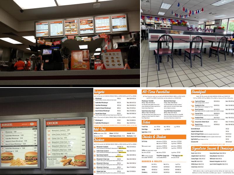 Whataburger Menu