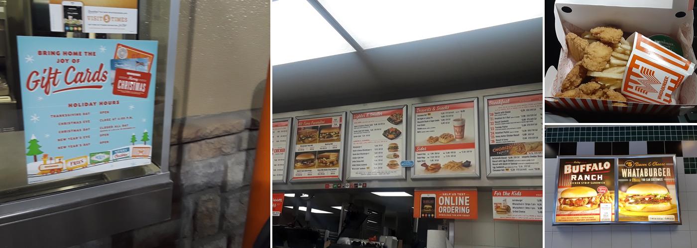 Whataburger Menu