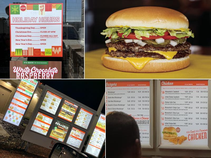 Whataburger Menu