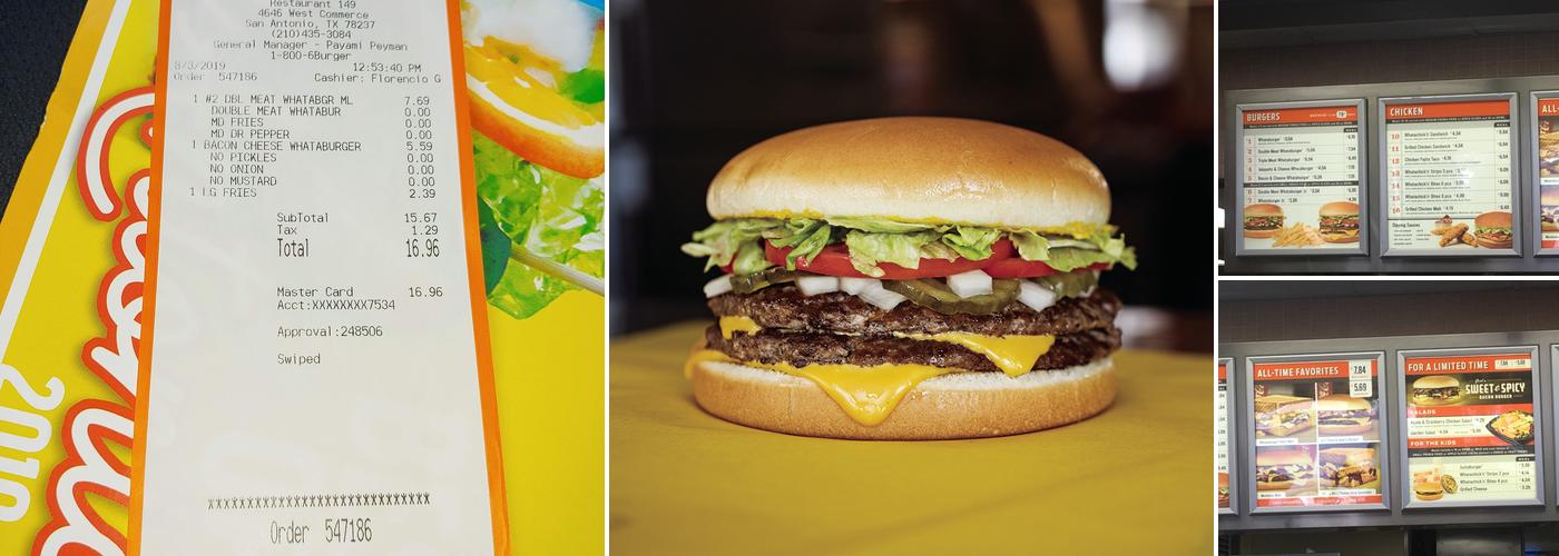 Whataburger Menu
