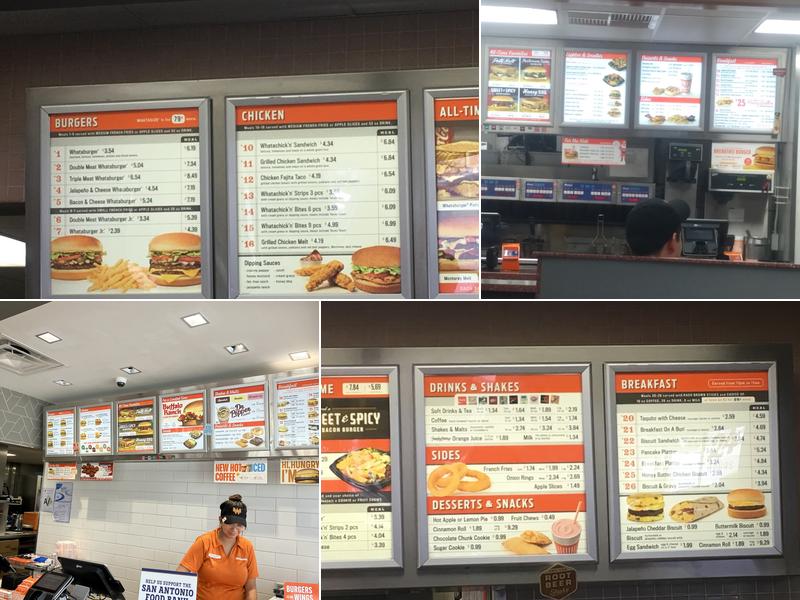 Whataburger Menu