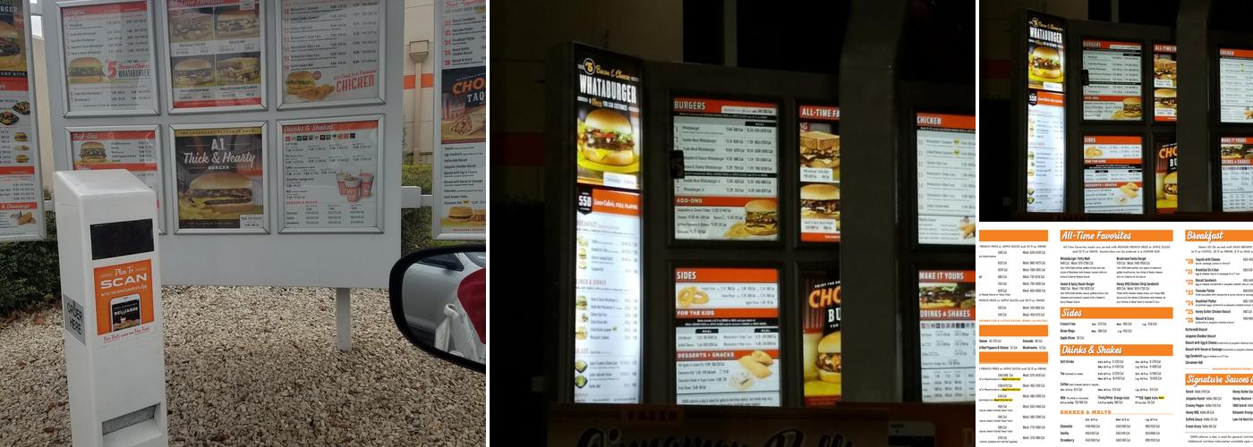 Whataburger Menu