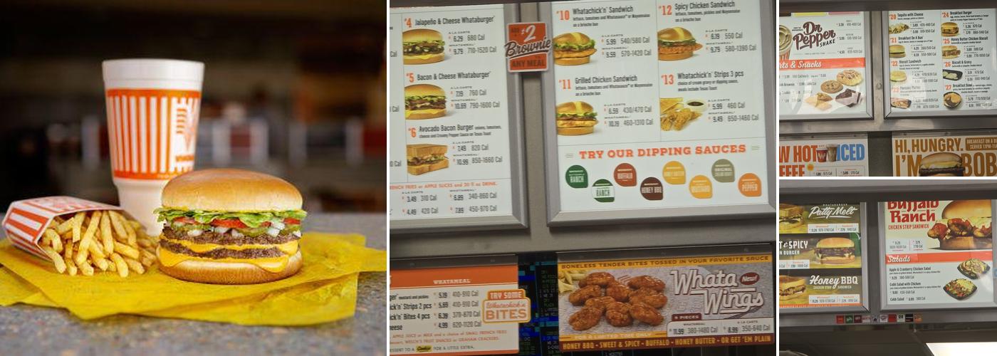 Whataburger Menu