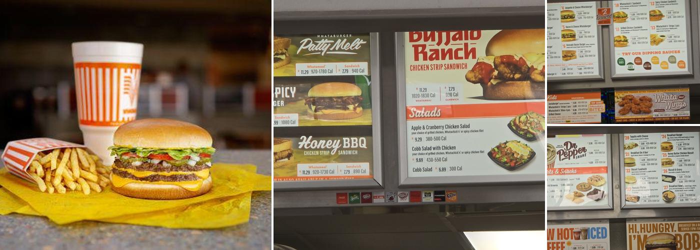 Whataburger Menu