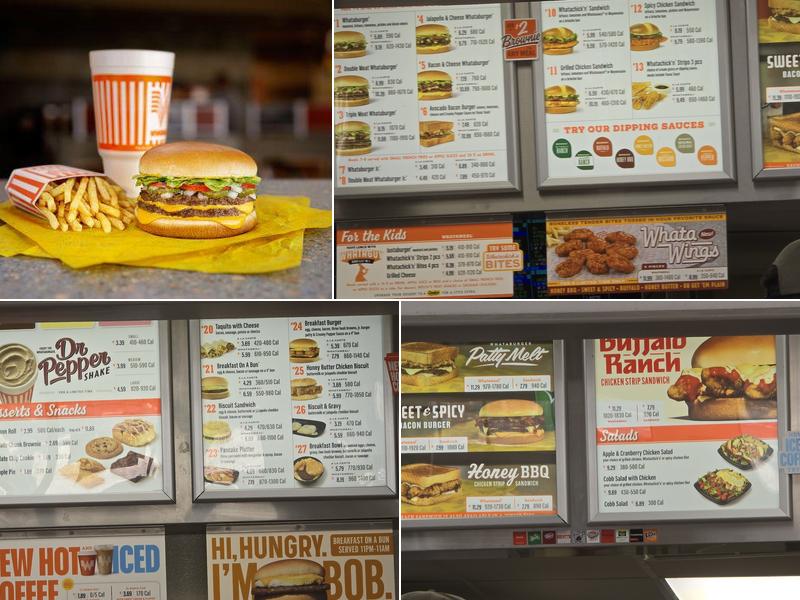 Whataburger Menu
