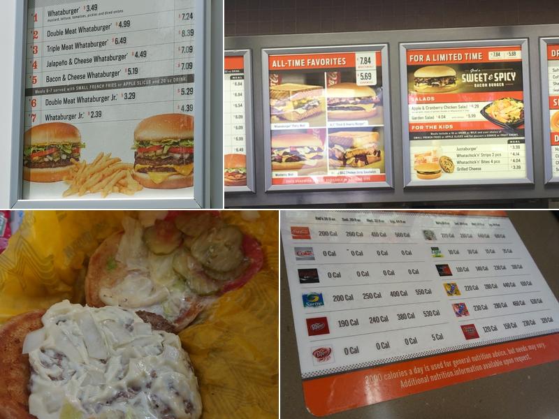 Whataburger Menu