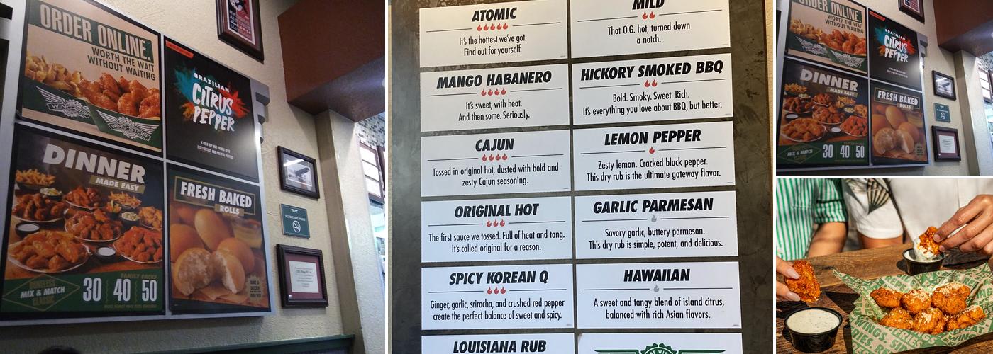 Wingstop Menu