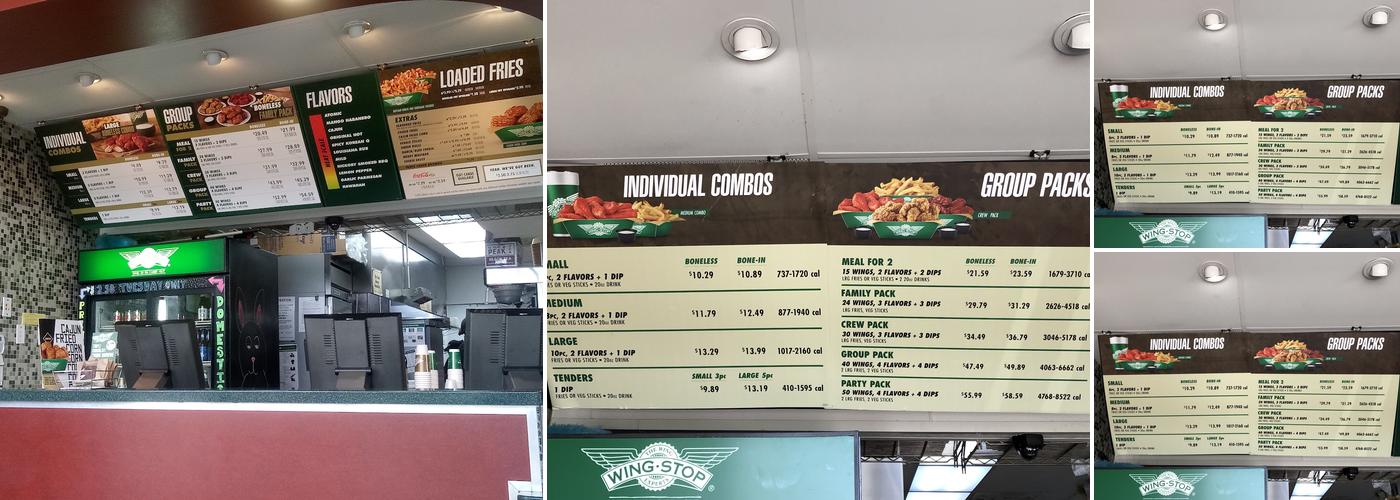 Wingstop Menu