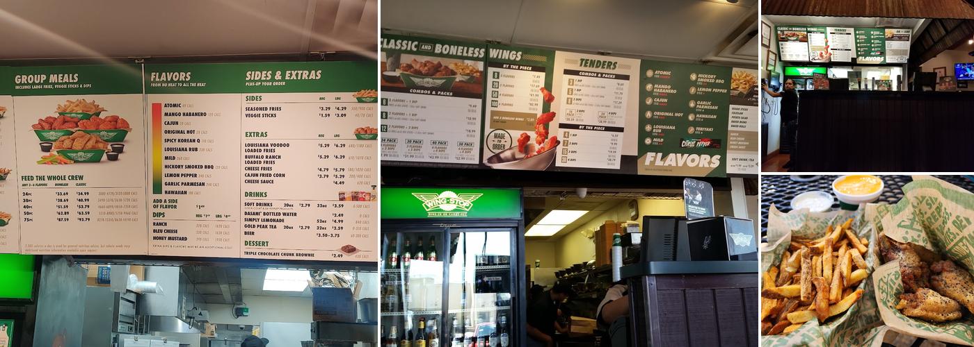 Wingstop Menu