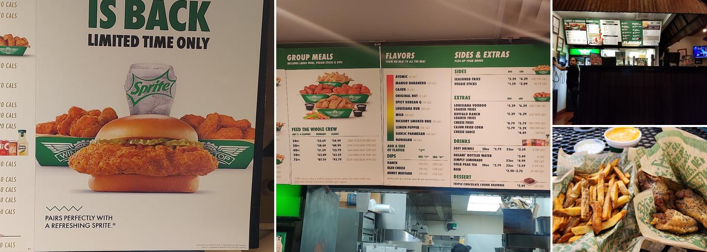 Wingstop Menu